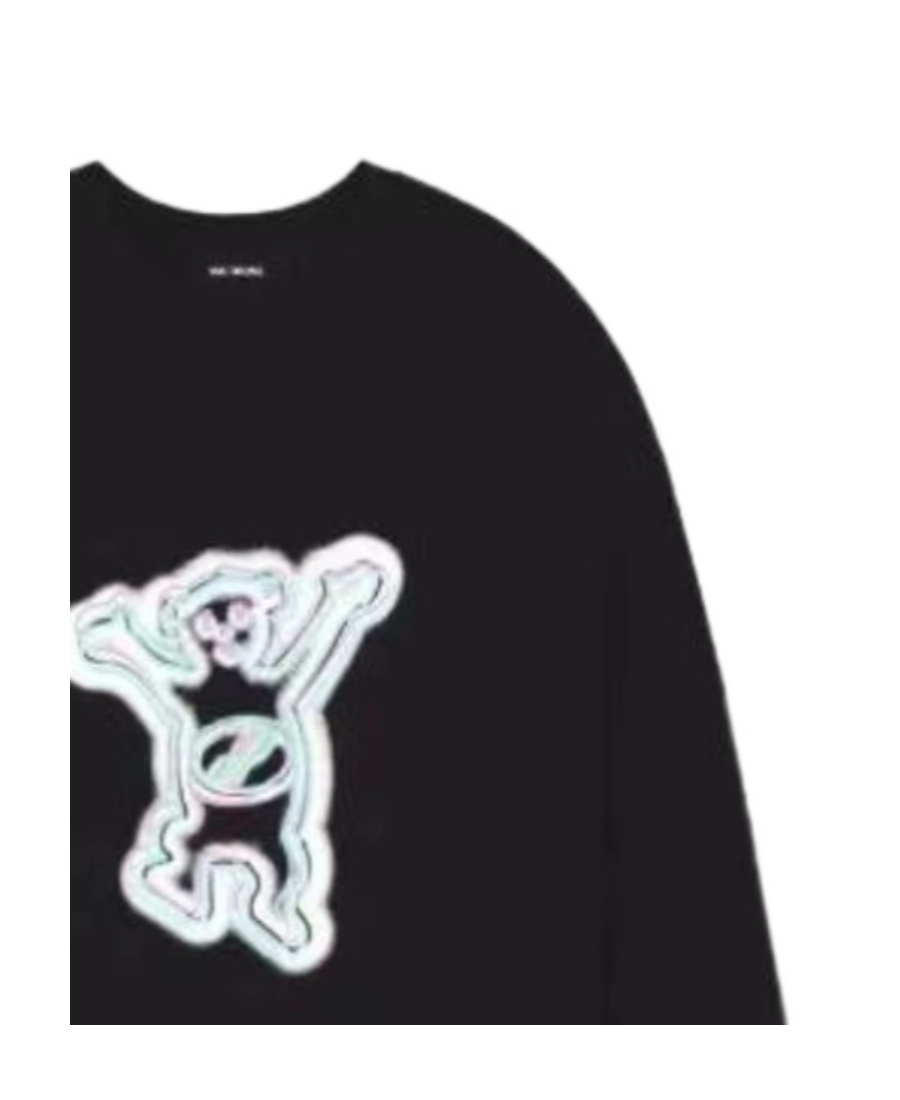 We11 Done Graphic-print Long-sleeve T-shirt In Black