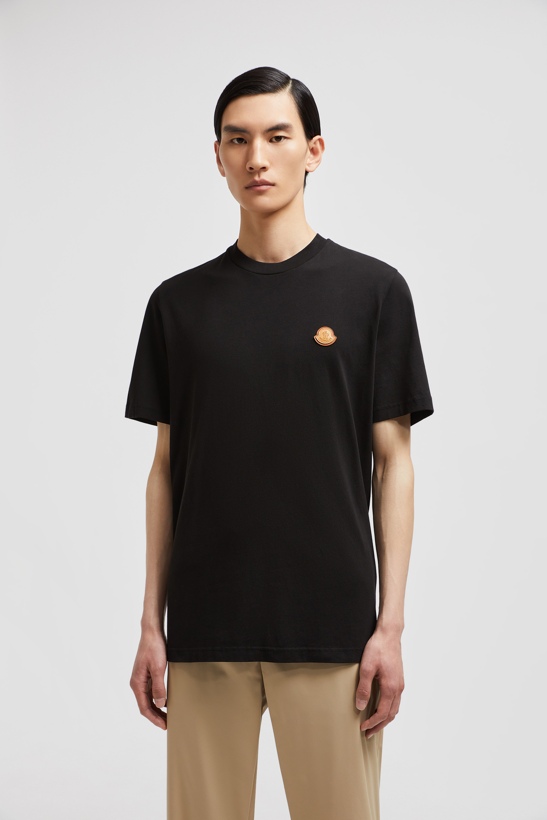 Moncler Ss T-shirt Box In Black