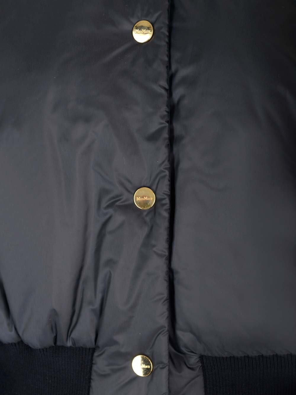 Max Mara Double-sided Casual Jacket In Black