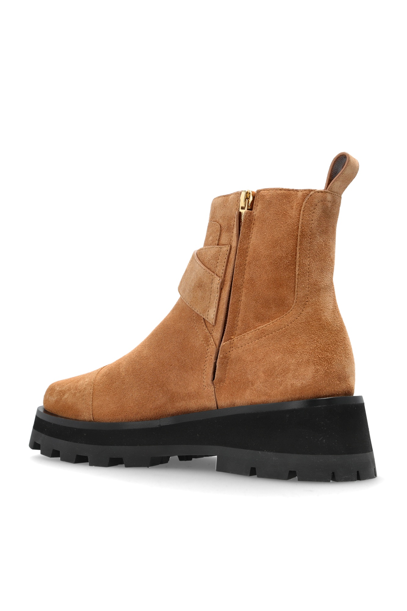 Jimmy Choo Mena Ankle Boots In Sand