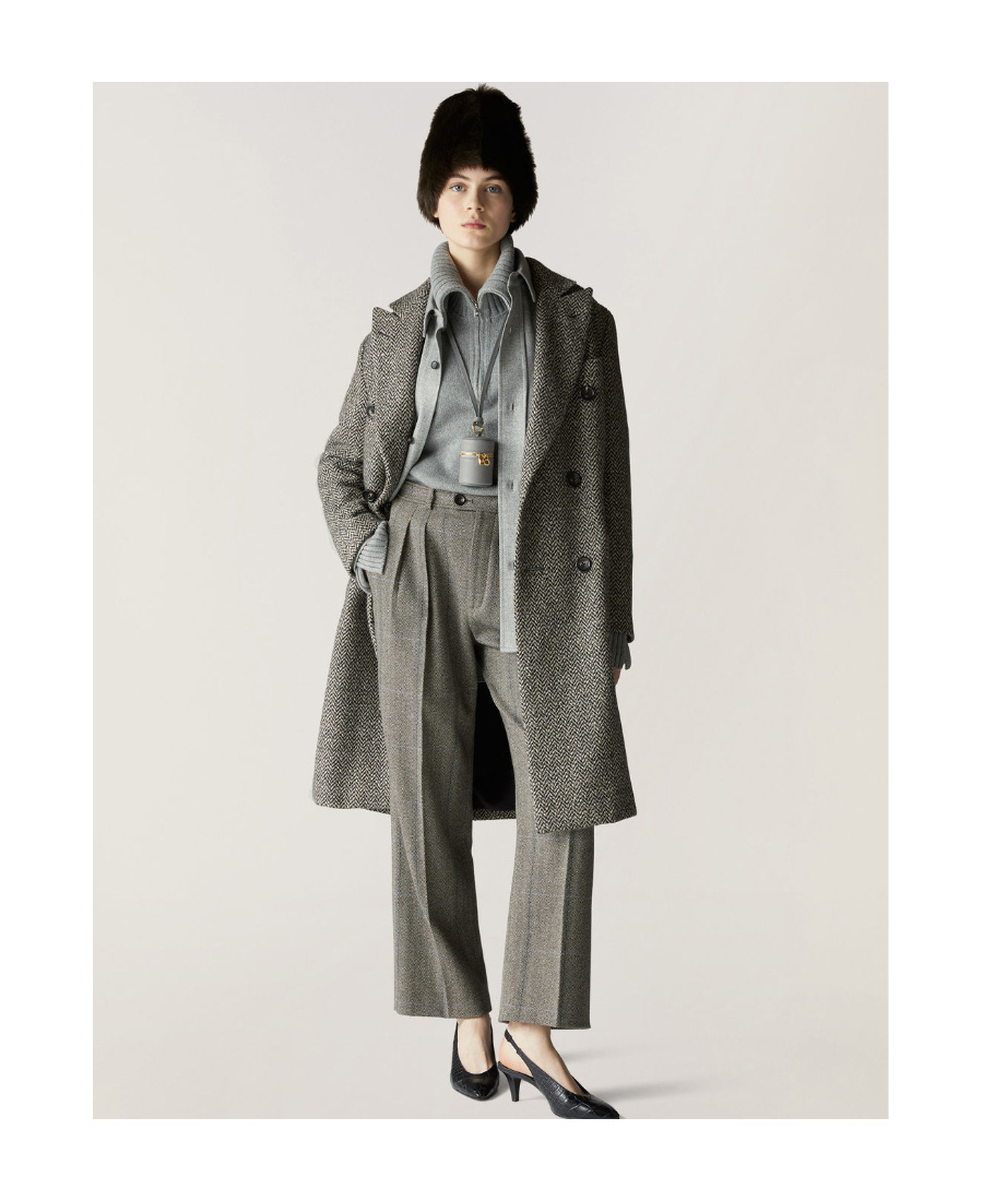 Loro Piana Barbed Straight-leg Trousers In Gray