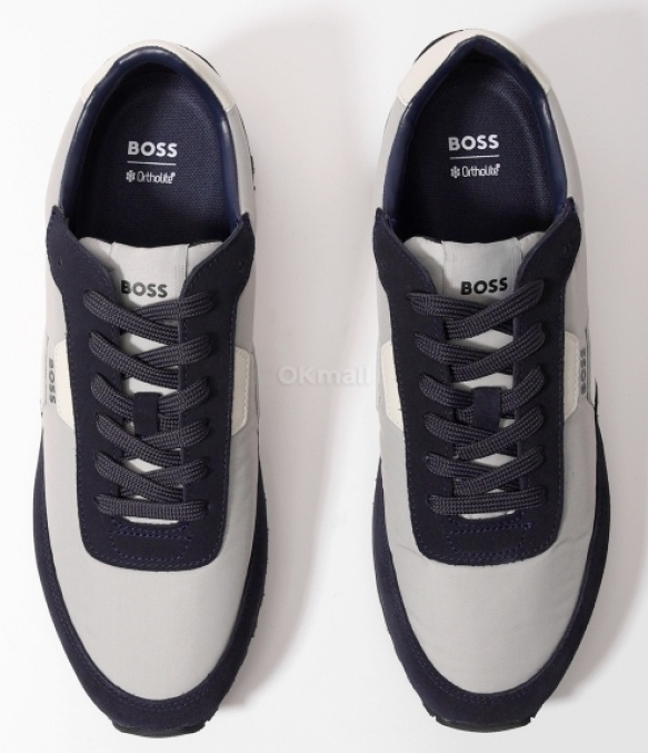 Hugo Boss Lace-up Sneakers In Black