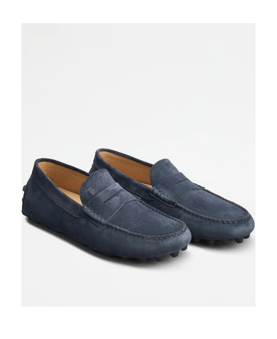 Tod's Gommino Suede Loafers In Black