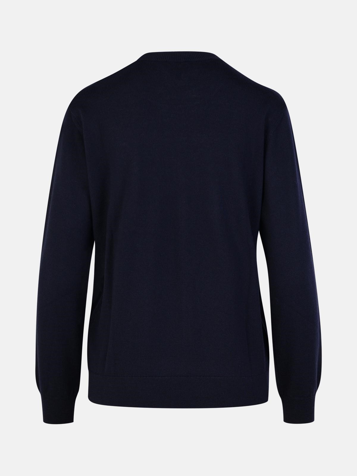 Apc Navy Philo Sweater In Black