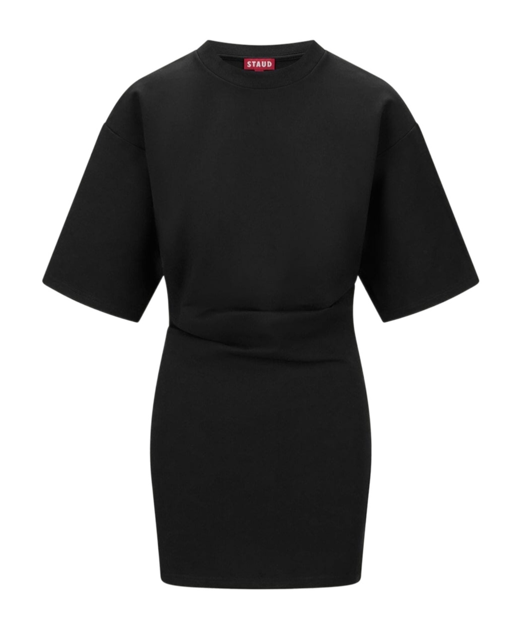 Staud Truman Mini Dress In Black In Black