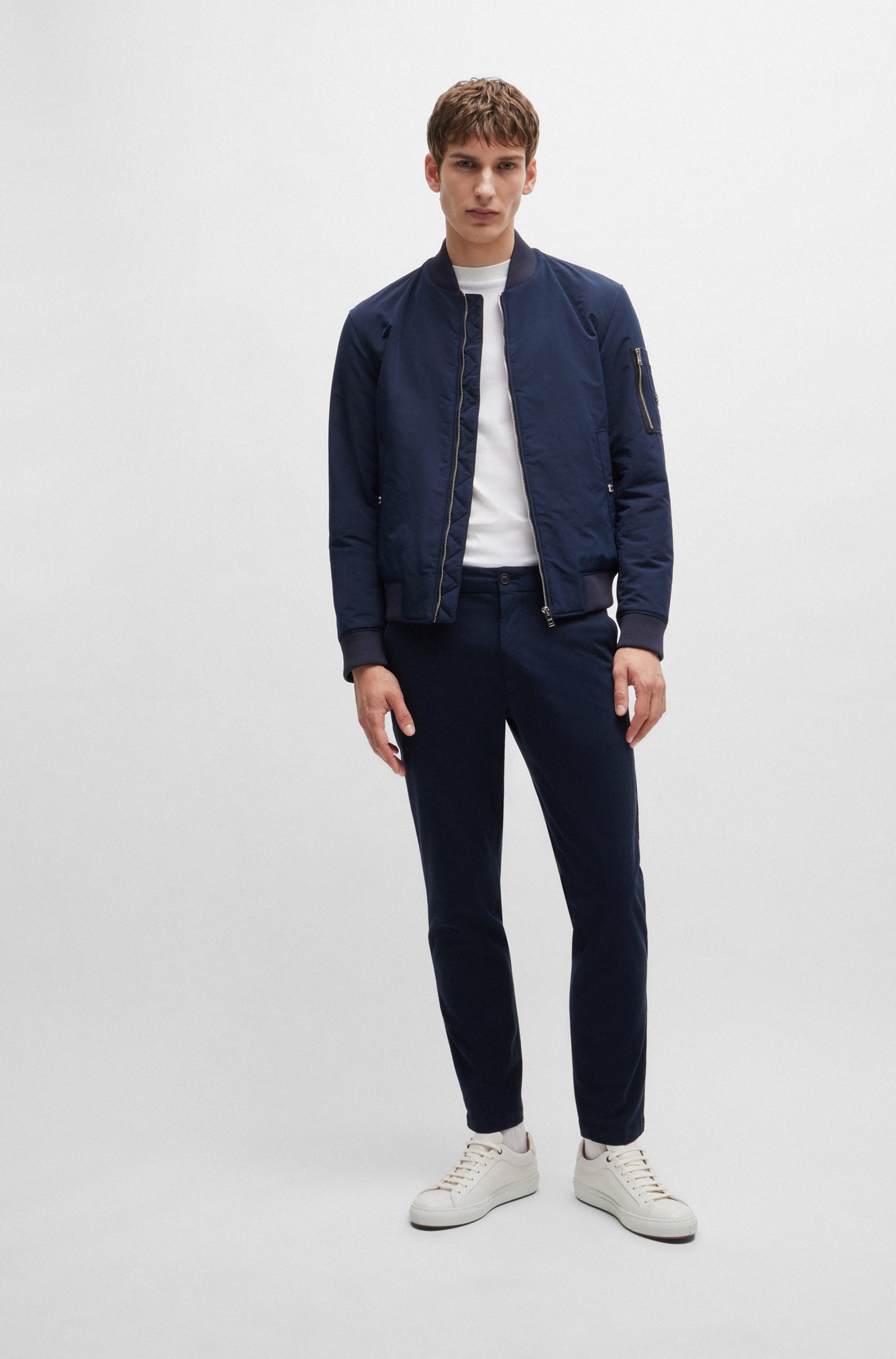 Hugo Boss P-kaiton Regular Trousers In Black