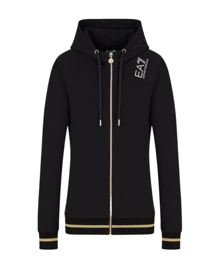 EA7 CORE LADY ZIP-UP HOODIE