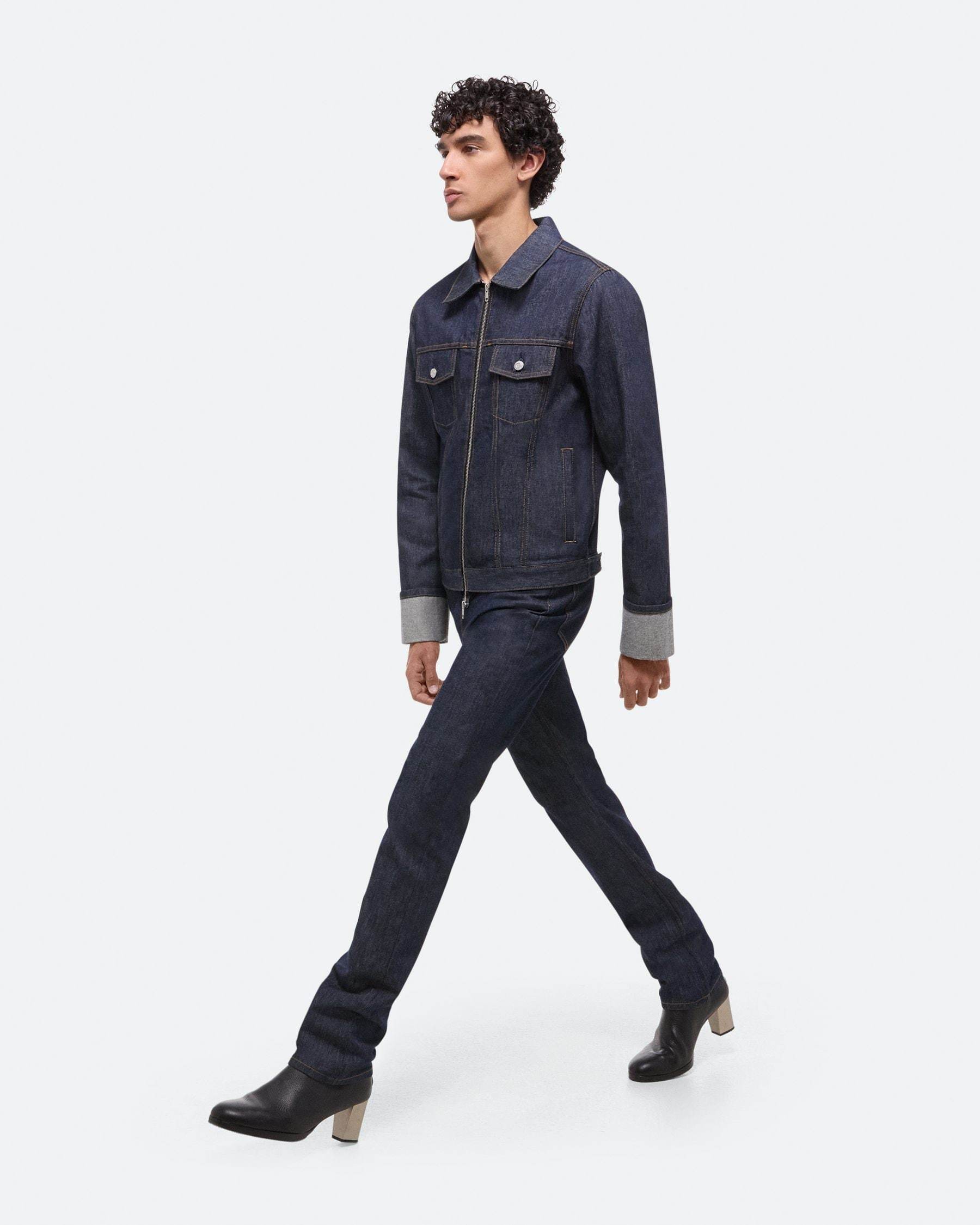 Helmut Lang Zip-up Denim Jacket