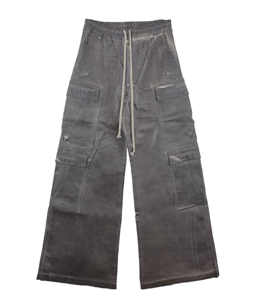 Rick Owens Drkshdw Elastic Waist Casual Pants In Gray