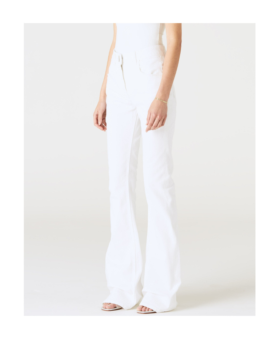 Givenchy Flared Extra-long Jeans In White
