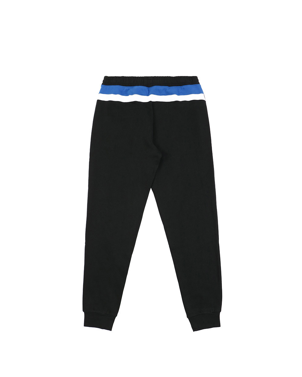 Ea7 Black Logo Two-piece Sports Suit In Black
