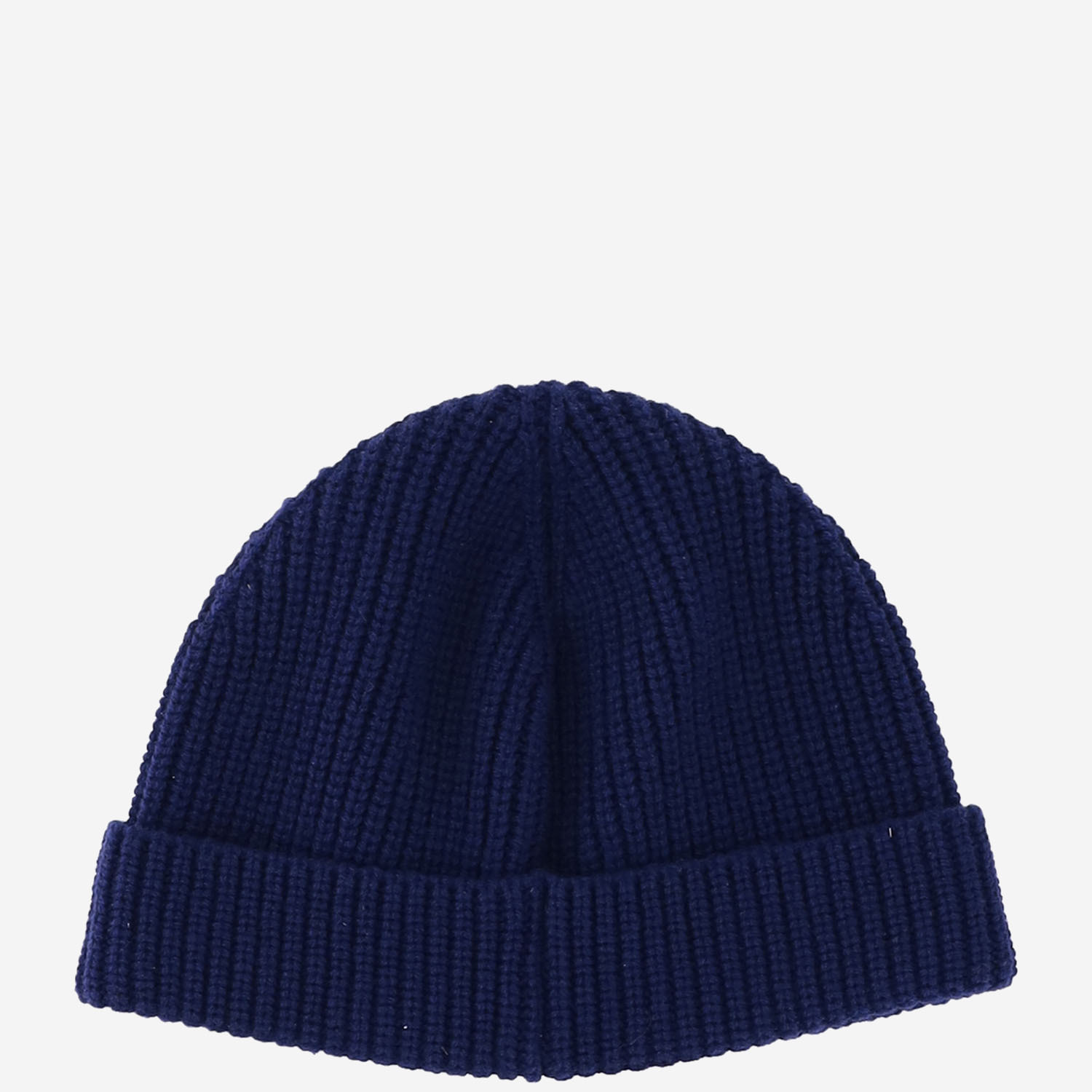 Valentino Navy Blue Logo Beanie Hat