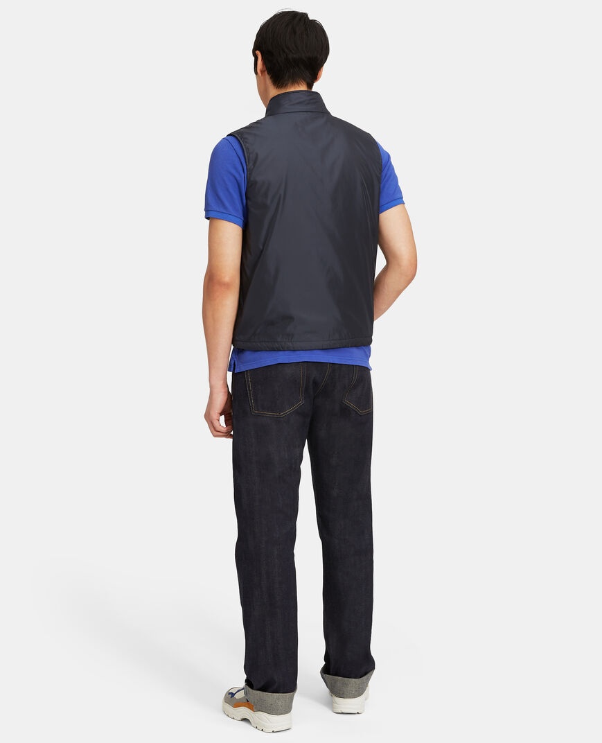 Aspesi Lightweight Gilet Jacket In Black