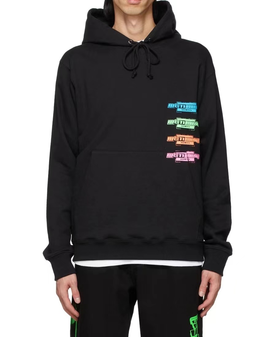 We11 Done Logo Sweater In Black