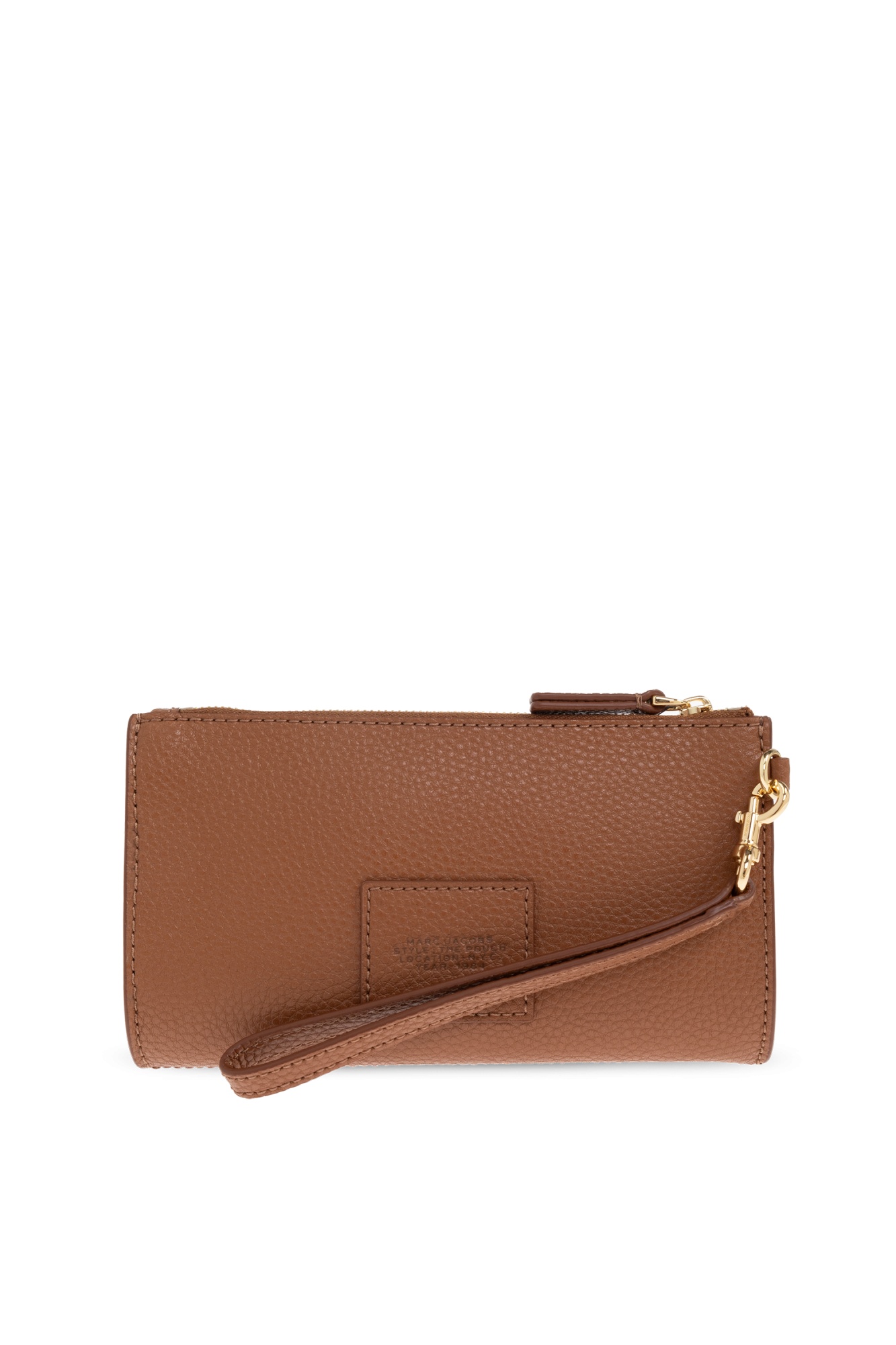 Marc Jacobs Zipper Clutch In Brown
