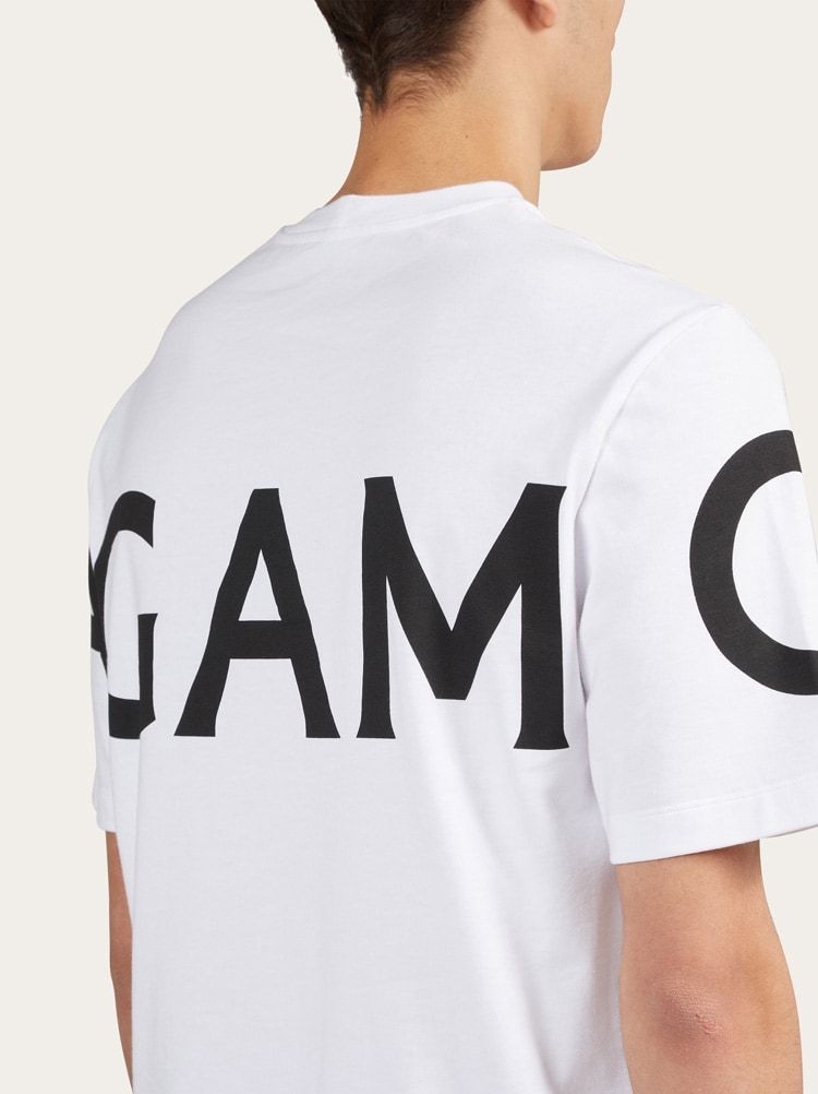 Ferragamo White Oversize Cotton T-shirt In White