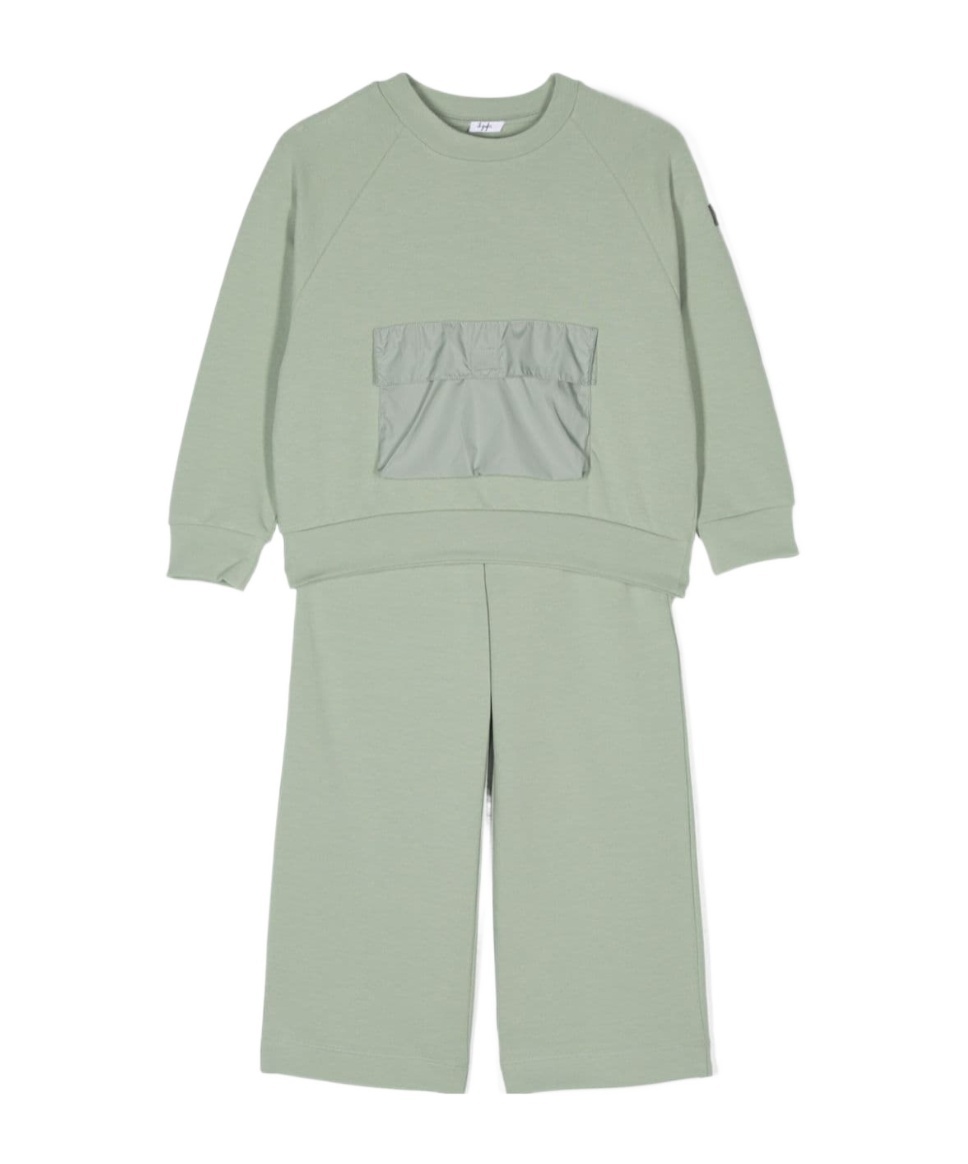 Il Gufo Wide-leg Tracksuit In Gray