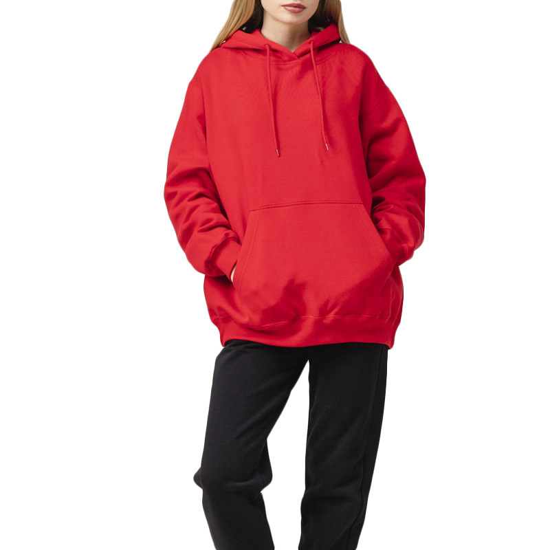 Msgm Logo-print Cotton Hoodie In Red