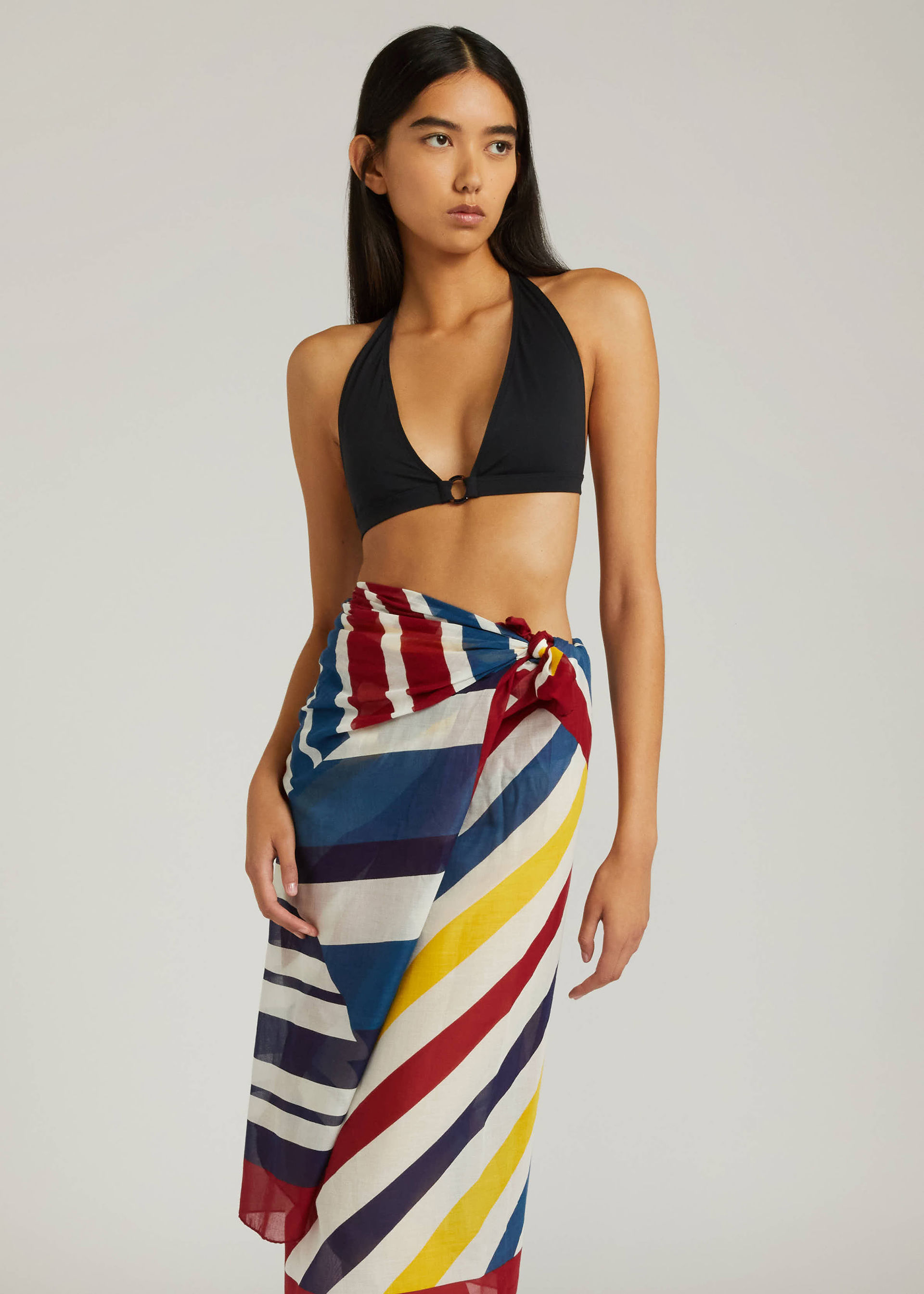 Loro Piana Triangle Bikini In Black