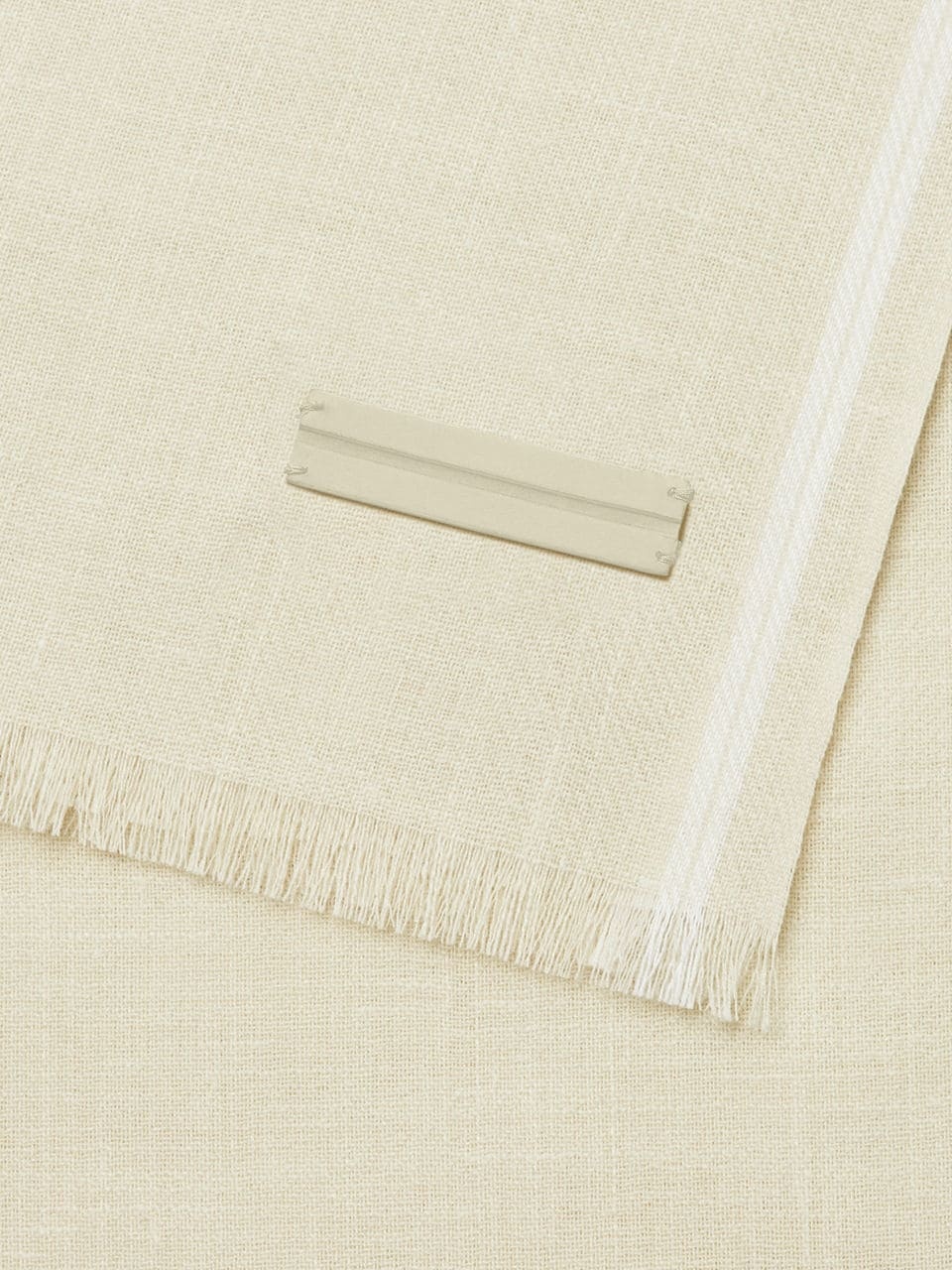 Zegna Frayed Detailing Scarf In Neutral