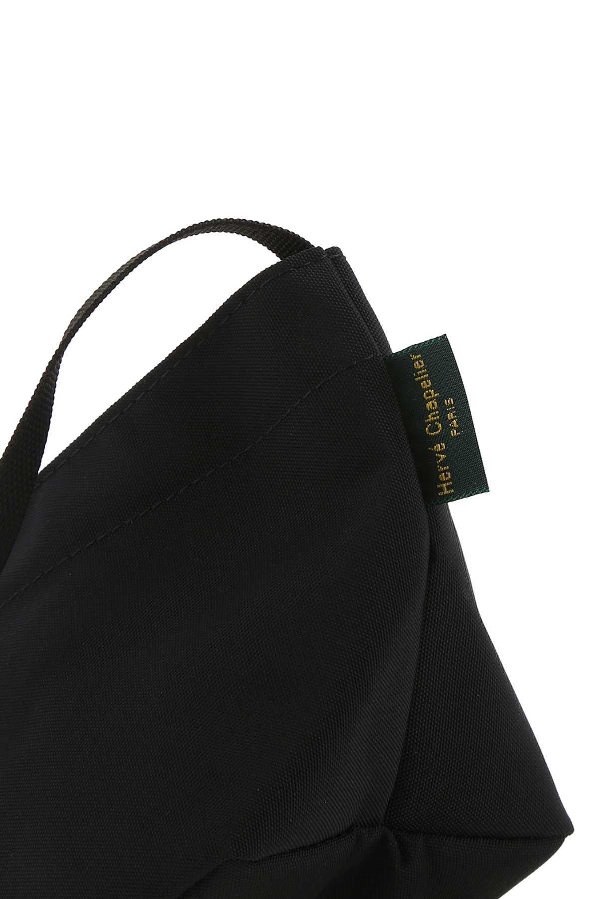 Herve Chapelier Mini Shoulder Bag In Black