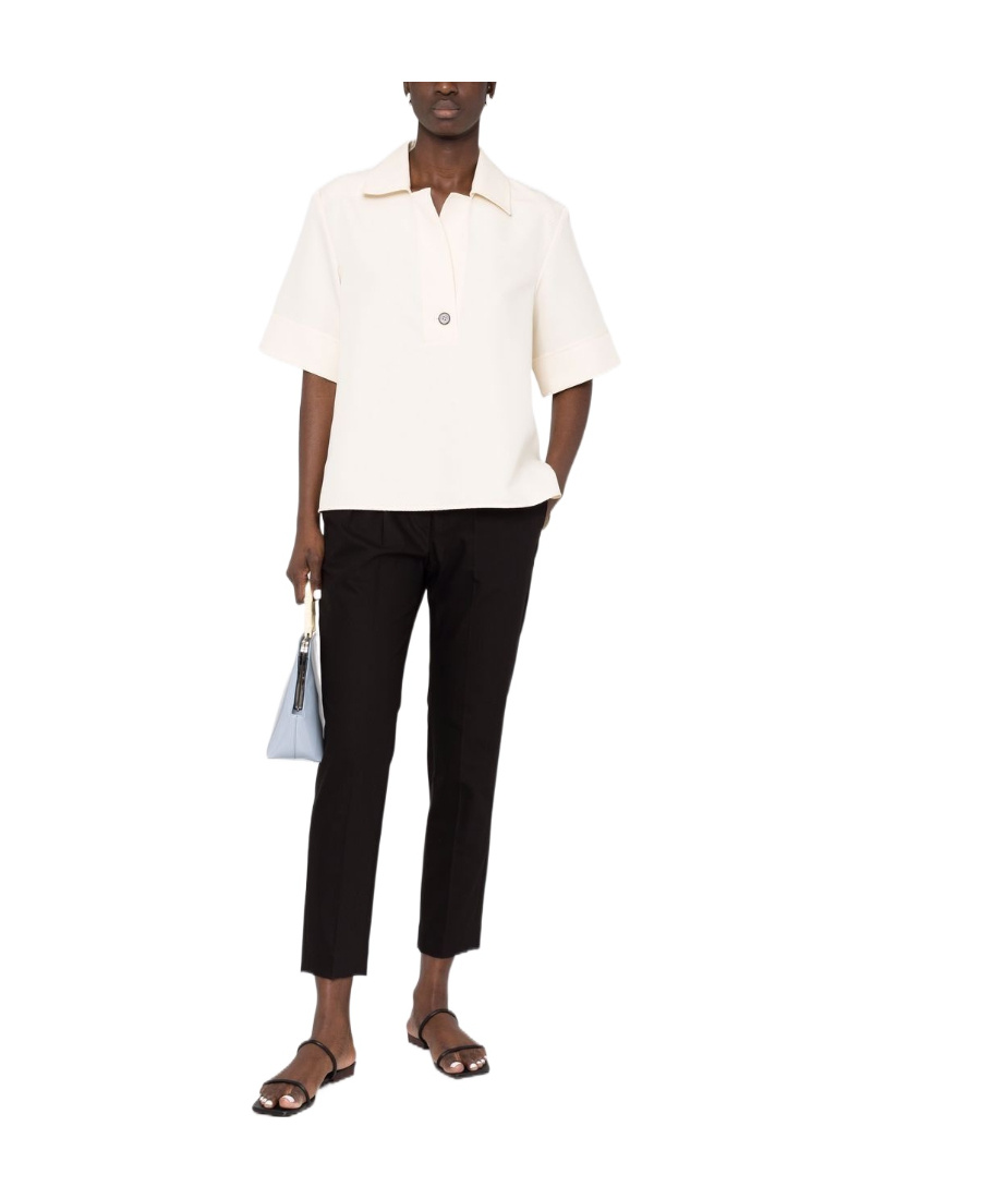 Shop Brunello Cucinelli Straight-leg Cropped Trousers In Black