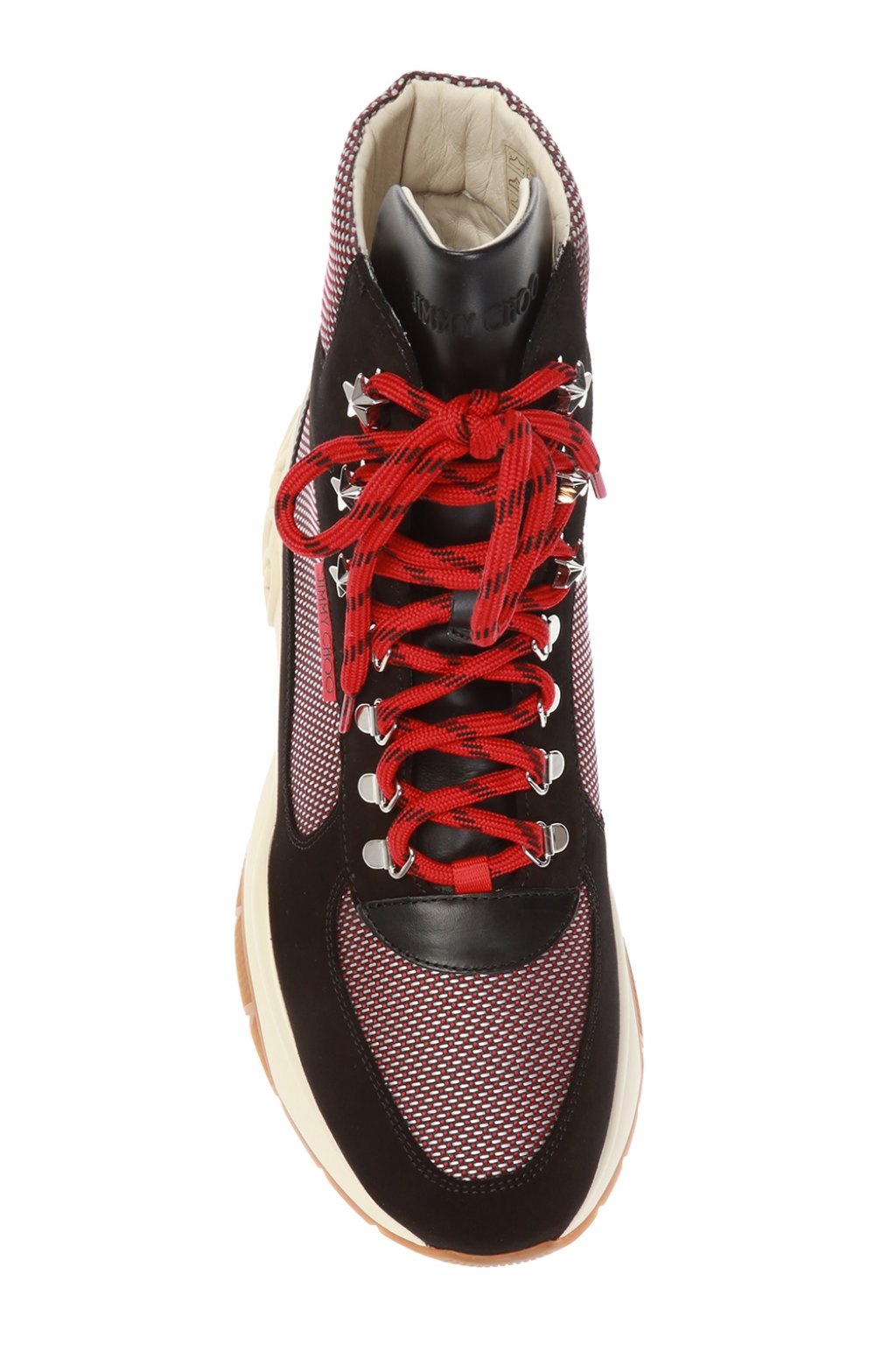 Jimmy Choo Inca Stitching High-top Leisure Sneakers In Animal Print