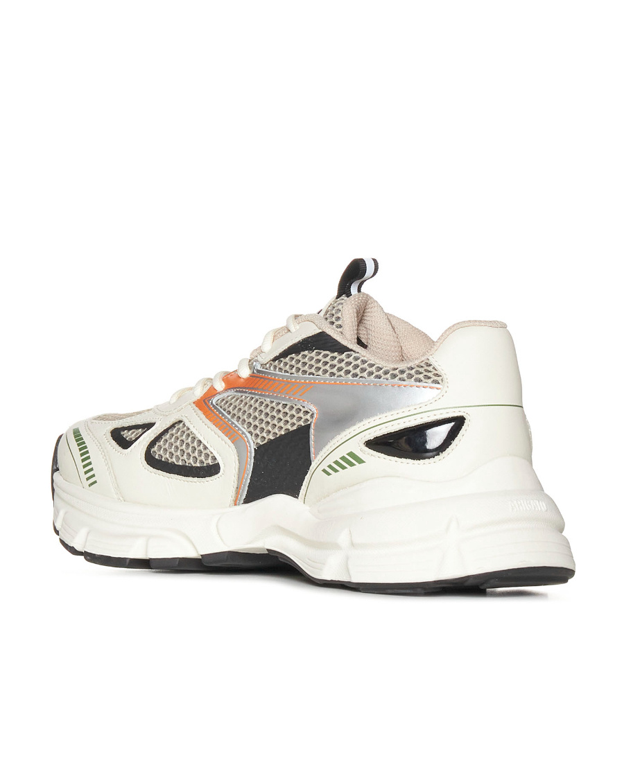 Axel Arigato Marathon Runner Leather And Mesh Sneakers In White