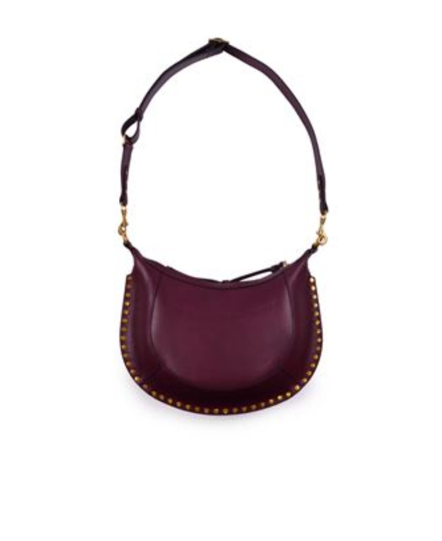 Isabel Marant Naoko Logo Printed Crossbody Bag In Red