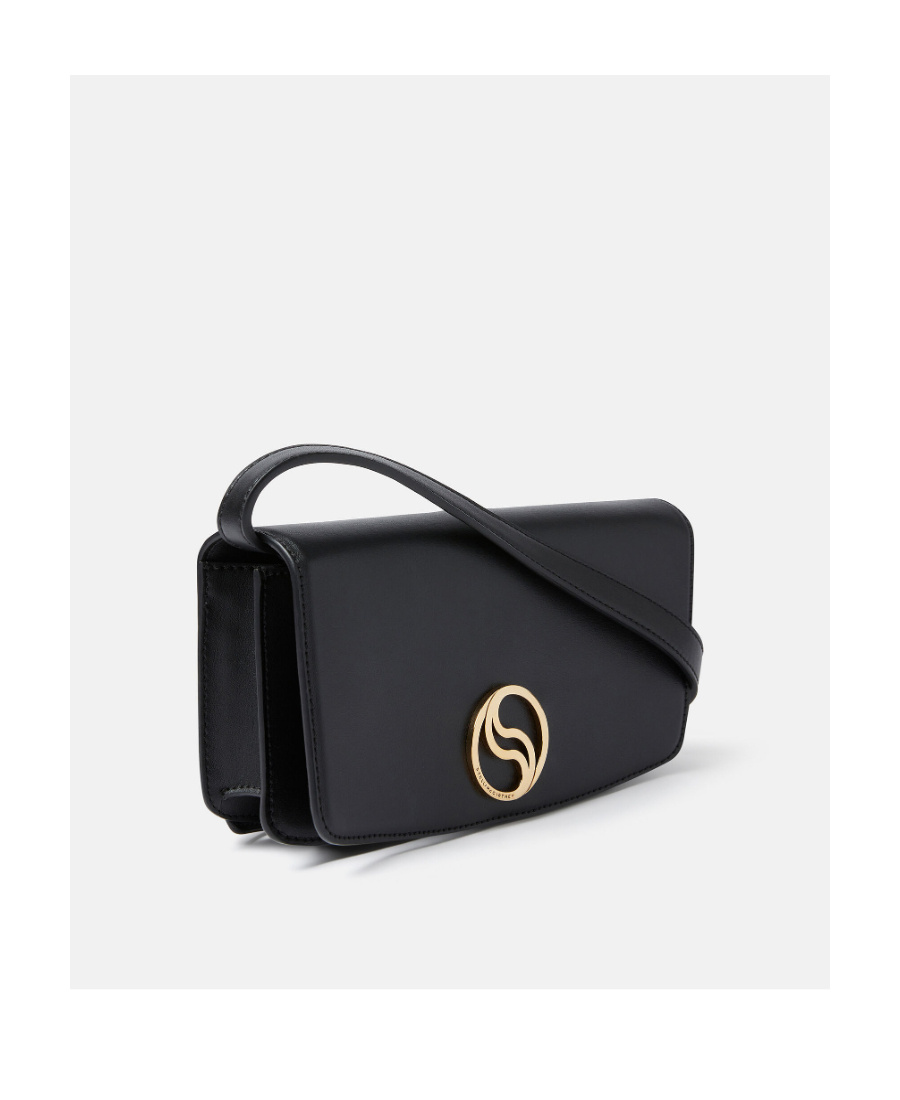 Stella Mccartney Logo Wallet In Green