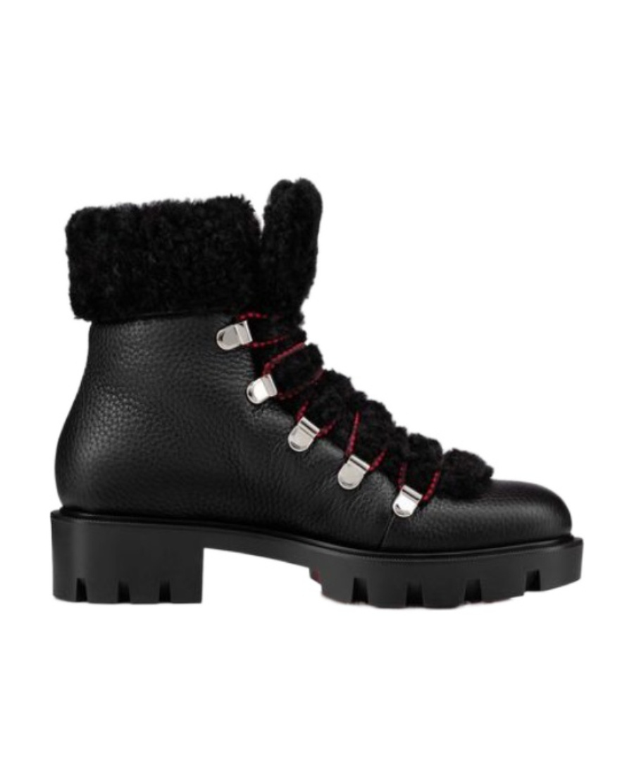Christian Louboutin Edelvizir Ankle Boots In Black