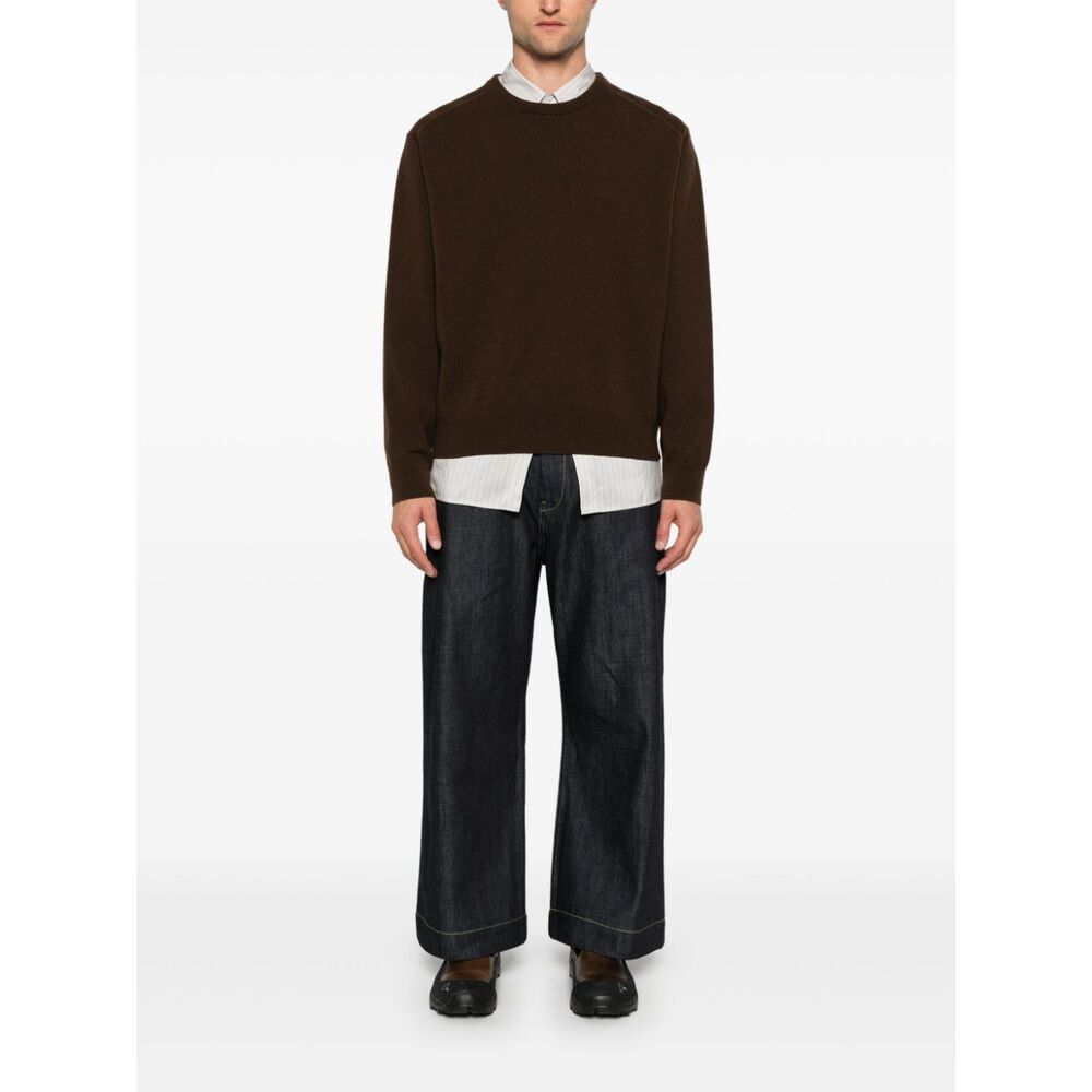 Studio Nicholson Belt-loop Casual Pants In Black