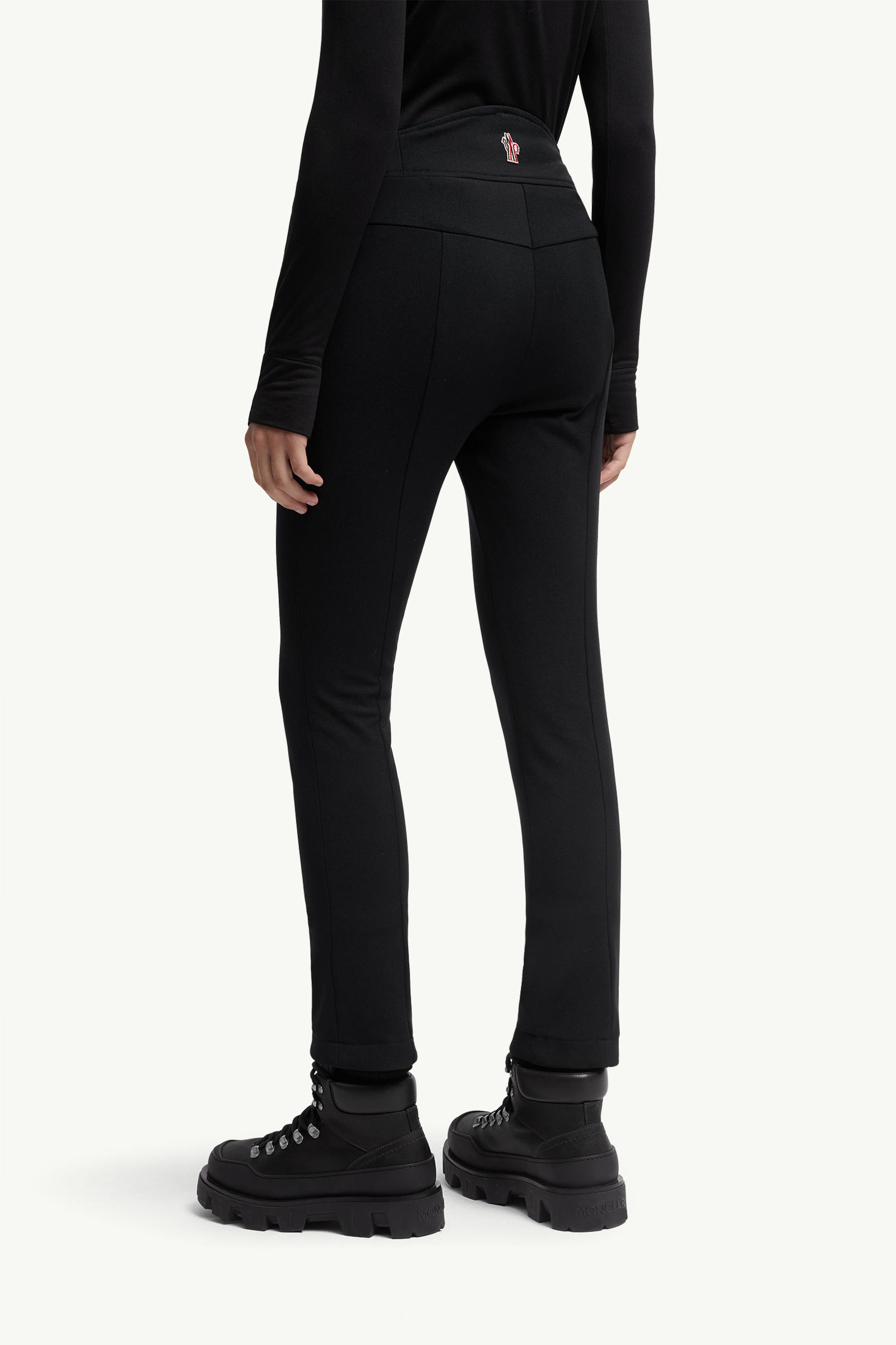 Moncler Twill Trousers In Black