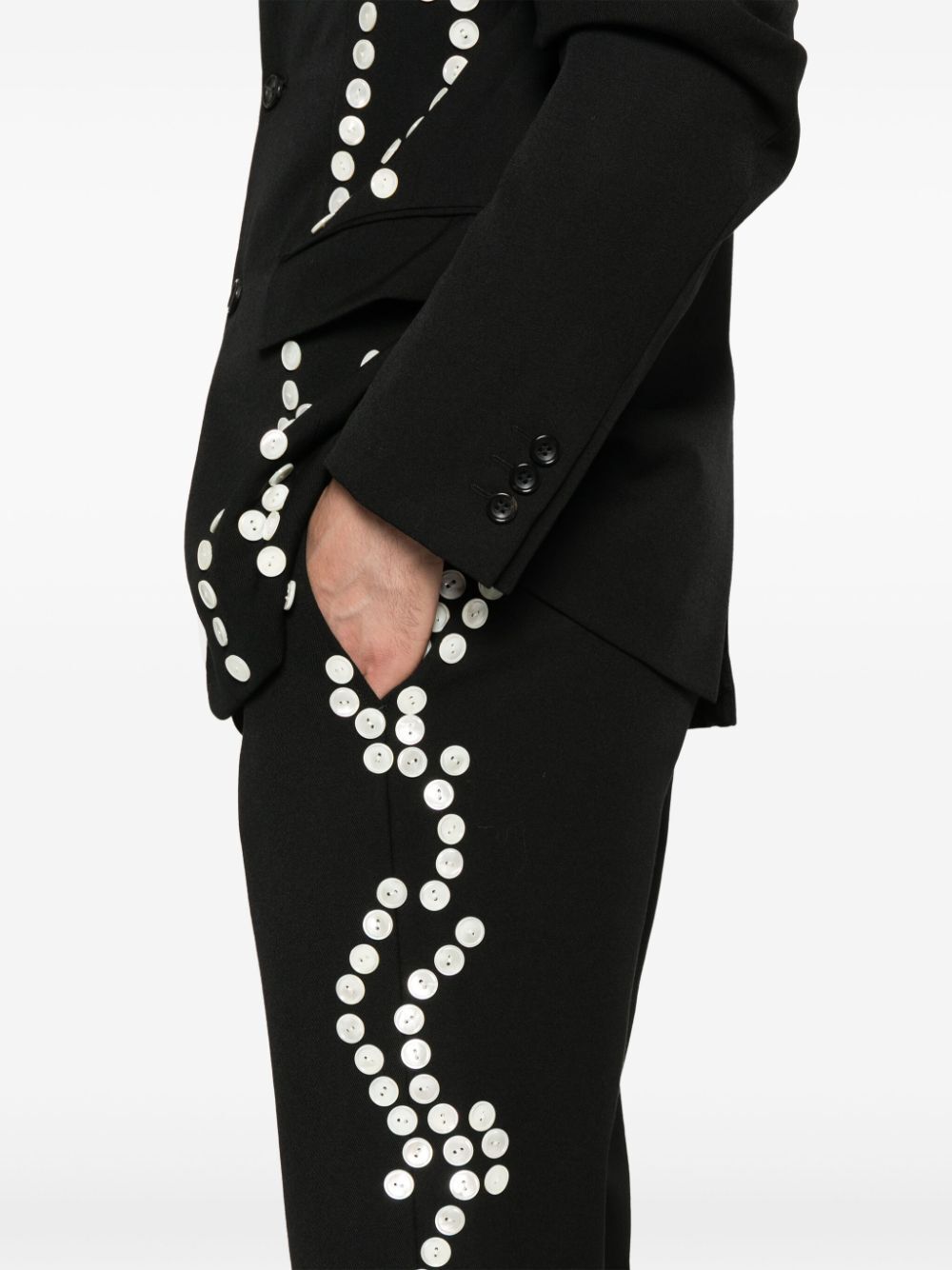 COMME DES GARÇONS BELT LOOPS SLACKS