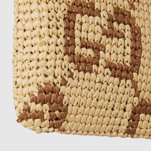 Gucci Gg Pouch In Natural Brown