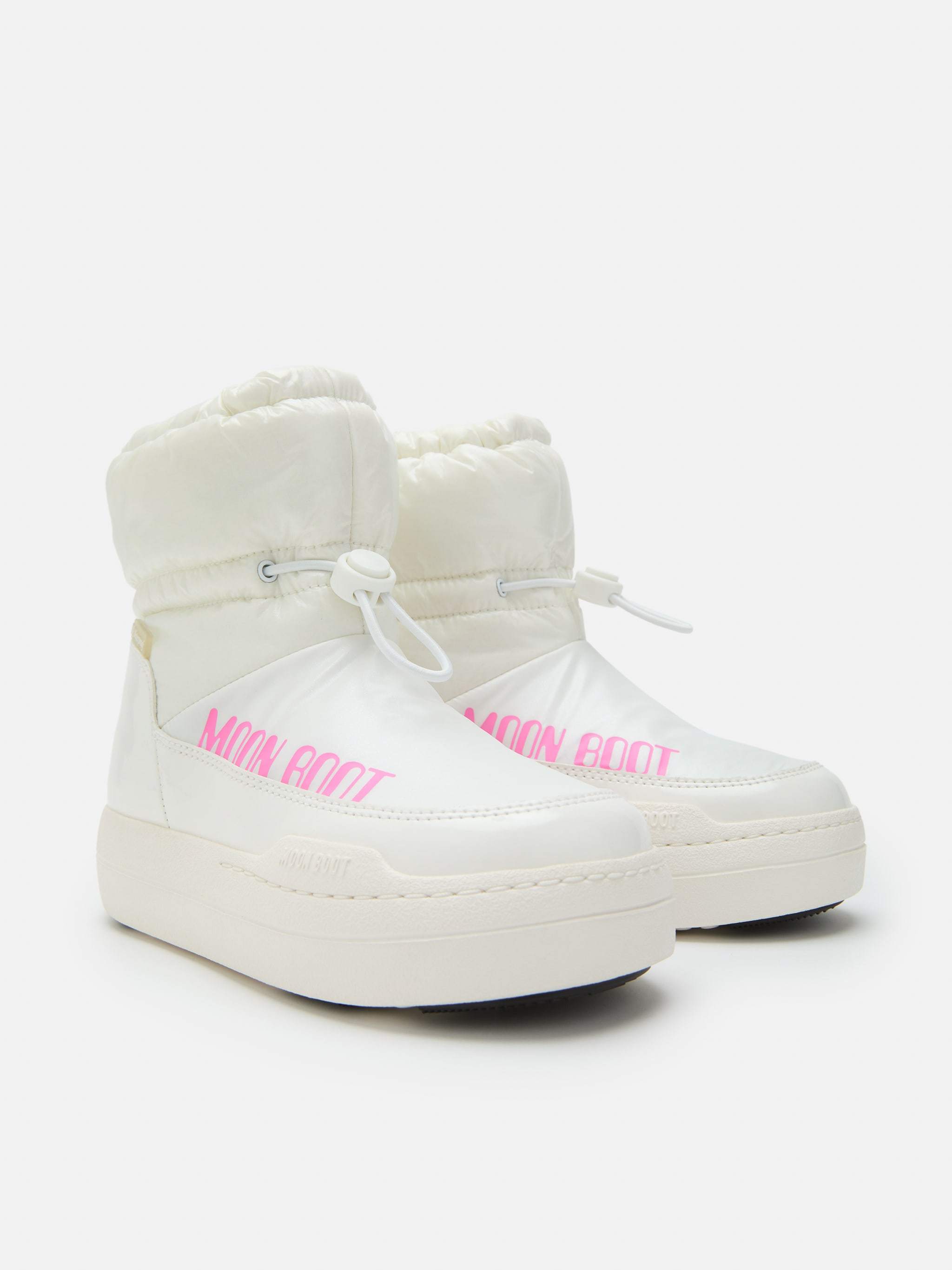 Moon Boot Padded Mid-calf Snow Boots In White
