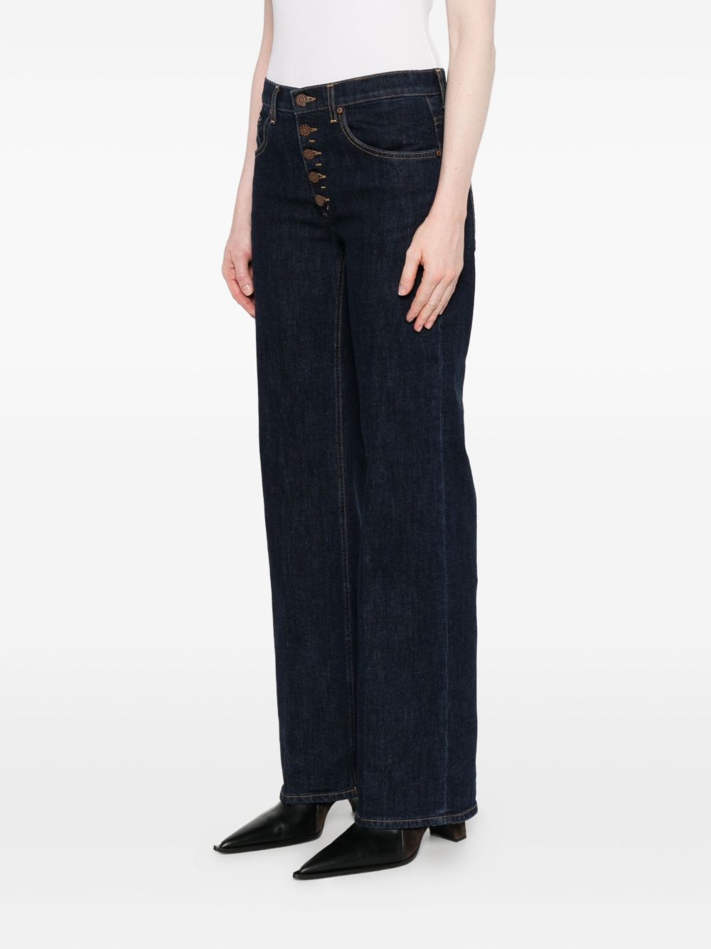 Dondup Button-fly Jeans In Blue