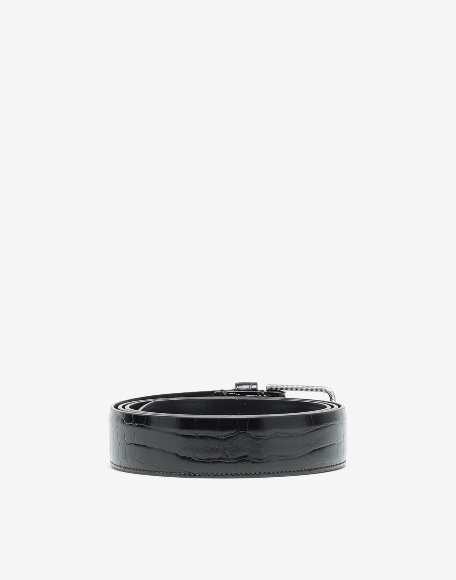 Maison Margiela Buckle Belt In Black