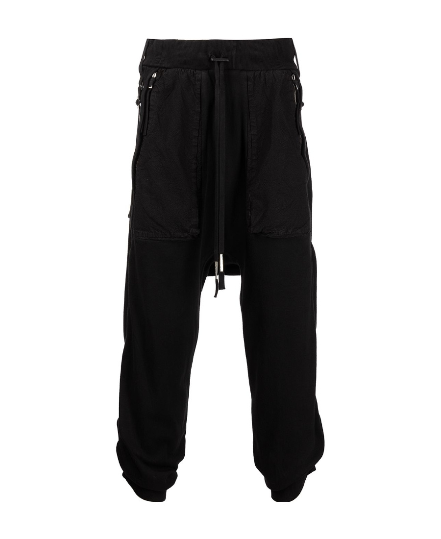 Boris Bidjan Saberi Drop-crotch Track Pants In Black