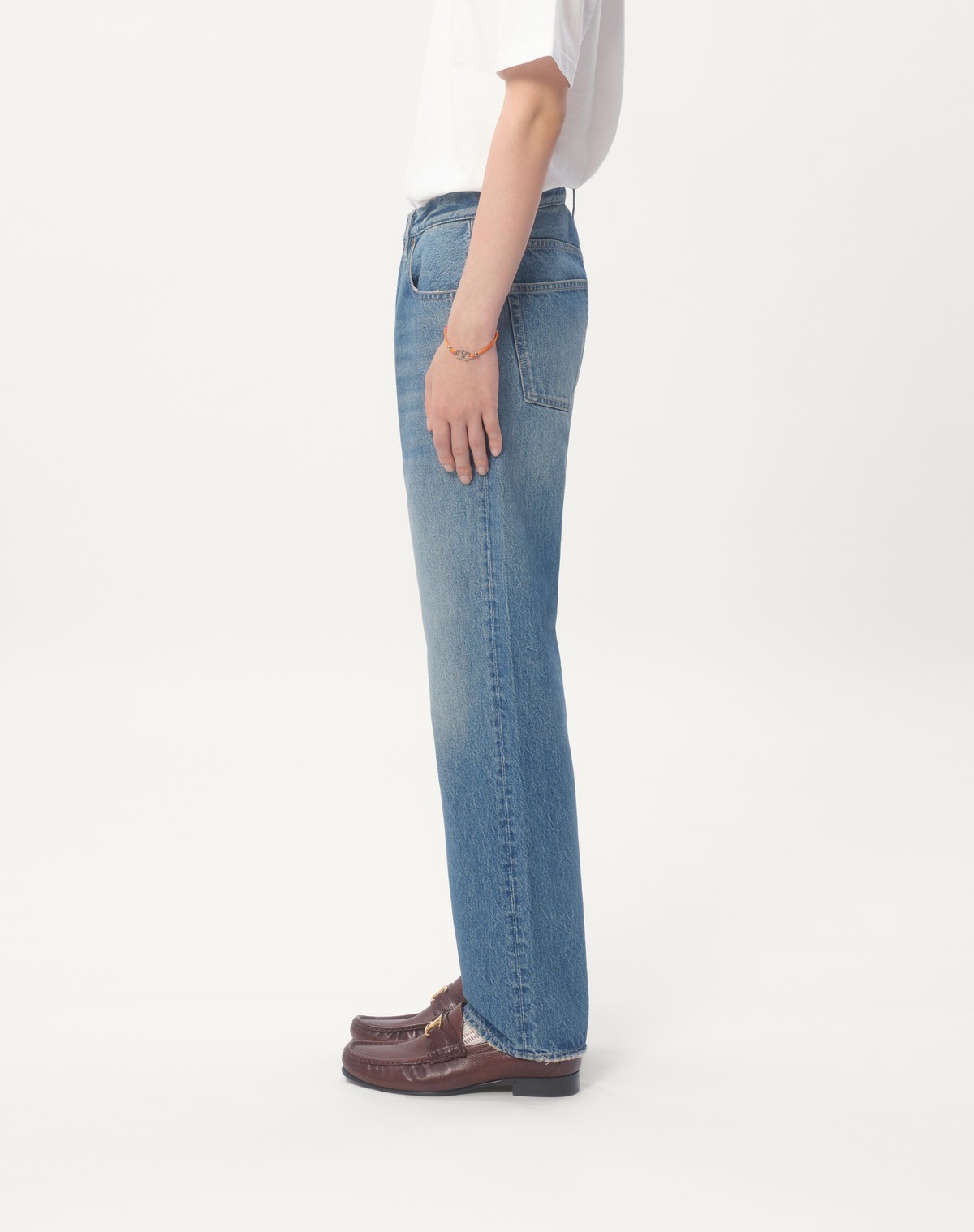 Valentino Men's Straight-leg Jeans In Blue