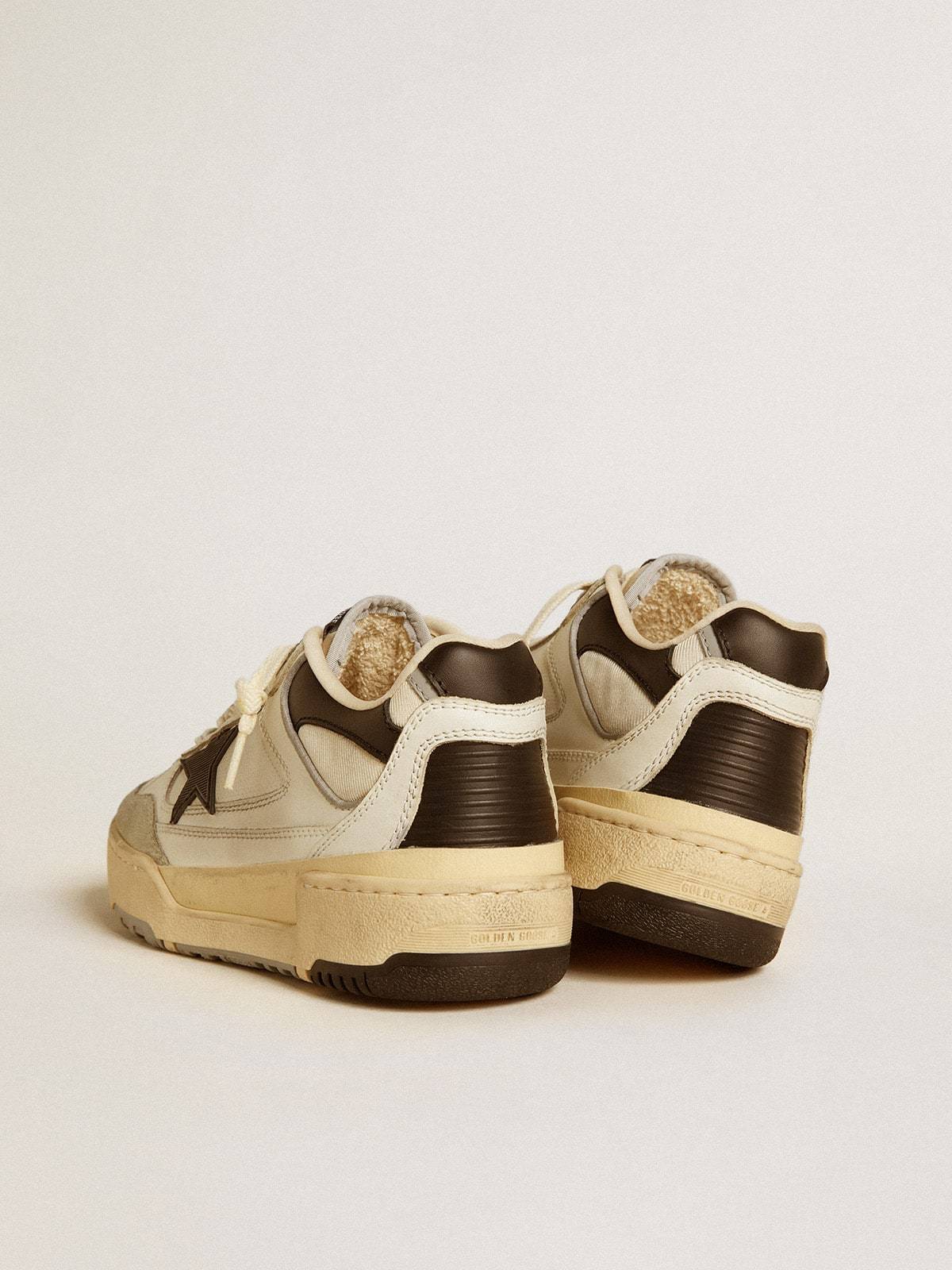 Golden Goose Forty2 Leather Upper Heel And Spur Suede Toe Rubber Star In Multi