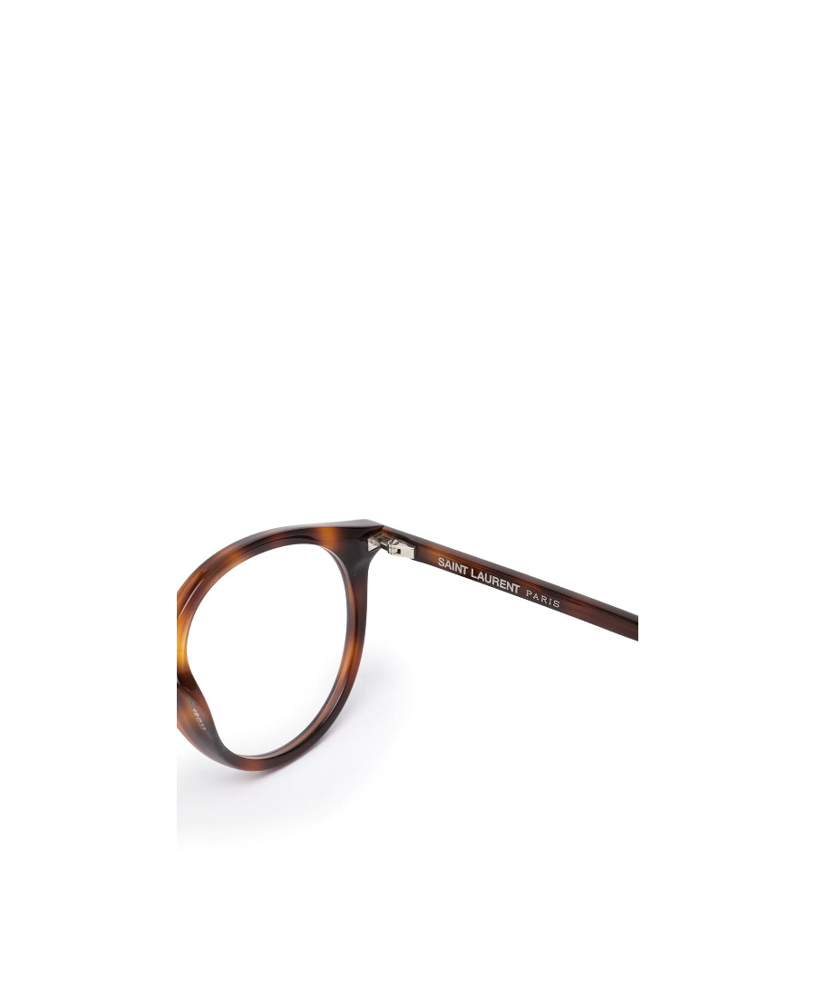 Saint Laurent 347 Round-frame Glasses In Multicolor