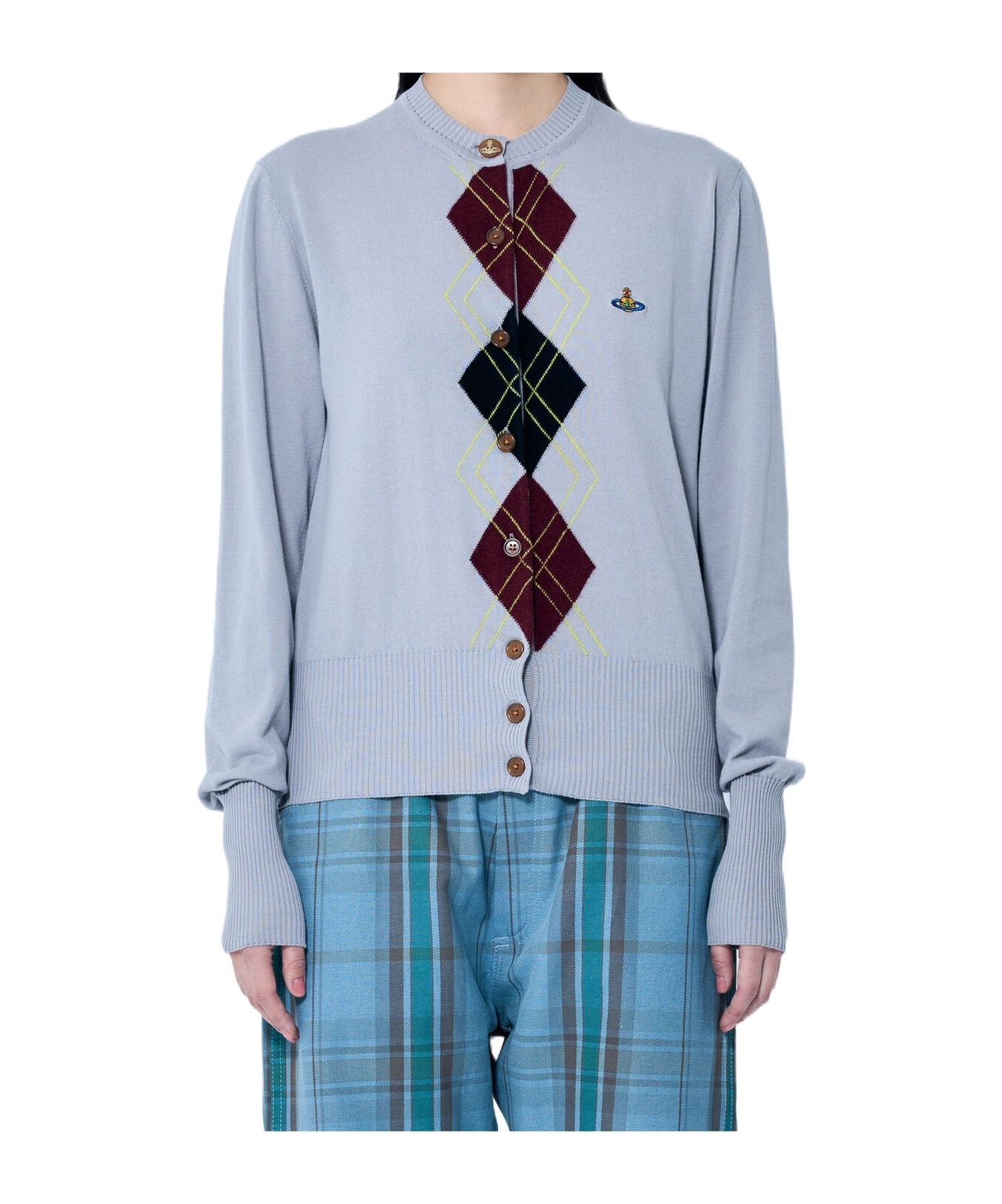 Vivienne Westwood Argyle Cargigan In Blue
