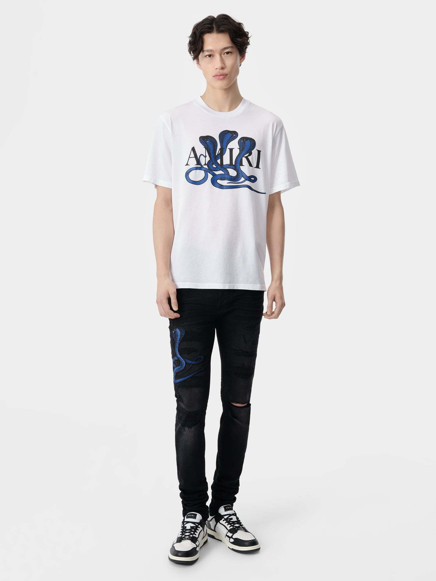 Amiri Poison Cotton T-shirt In White