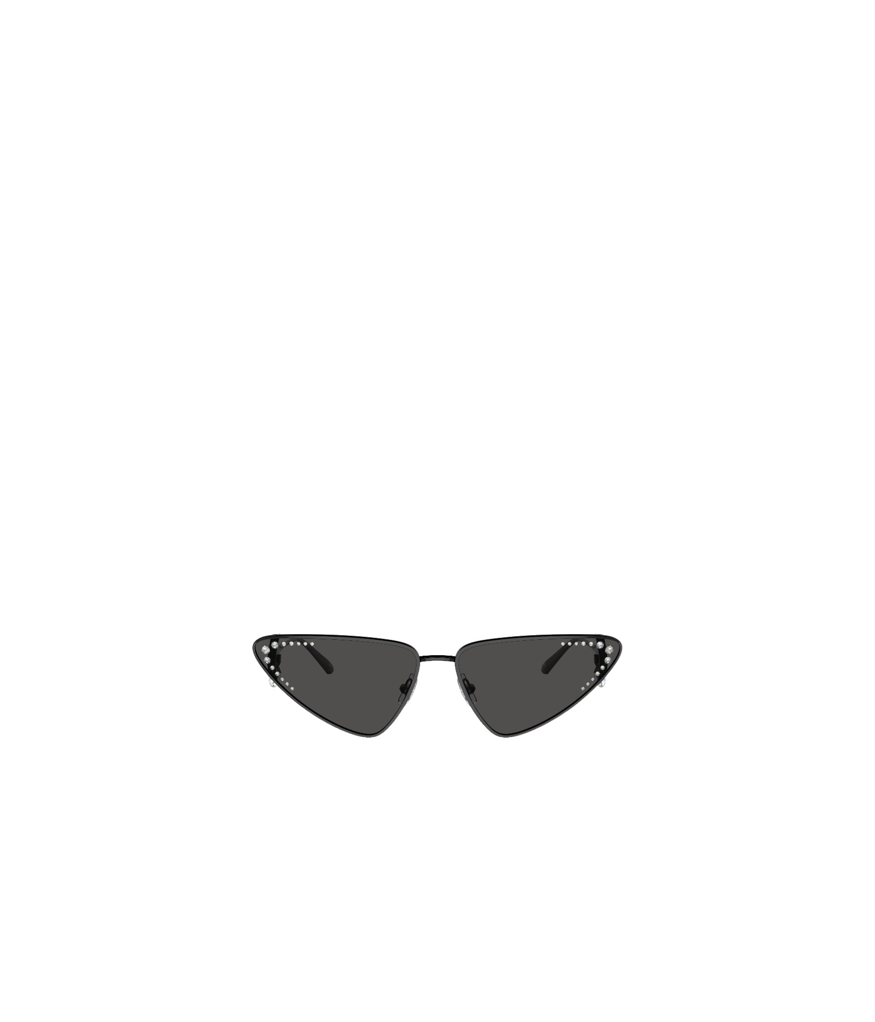 Jimmy Choo Eyewear Triangle Frame Sunglasses In Black