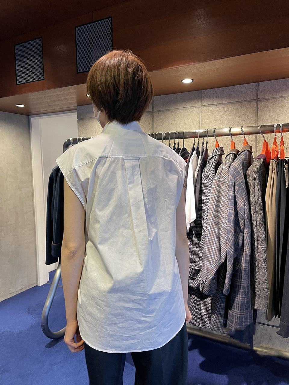 Kolor Splicing Blouse In Black