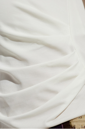Max Mara Spluga One-shoulder Top In White