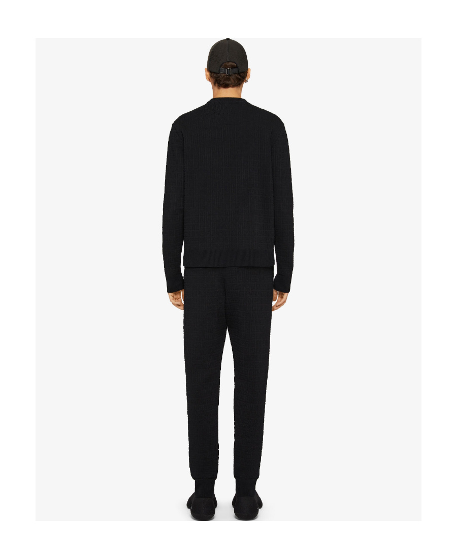 Givenchy 4g Jacquard Jogger Pants In Black