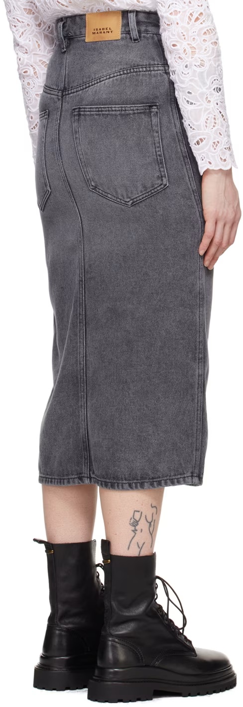 Shop Isabel Marant Tilauria Skirt In Black