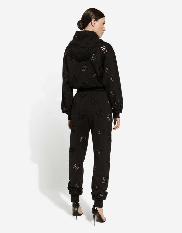 Dolce & Gabbana `dna` Hoodie In Black